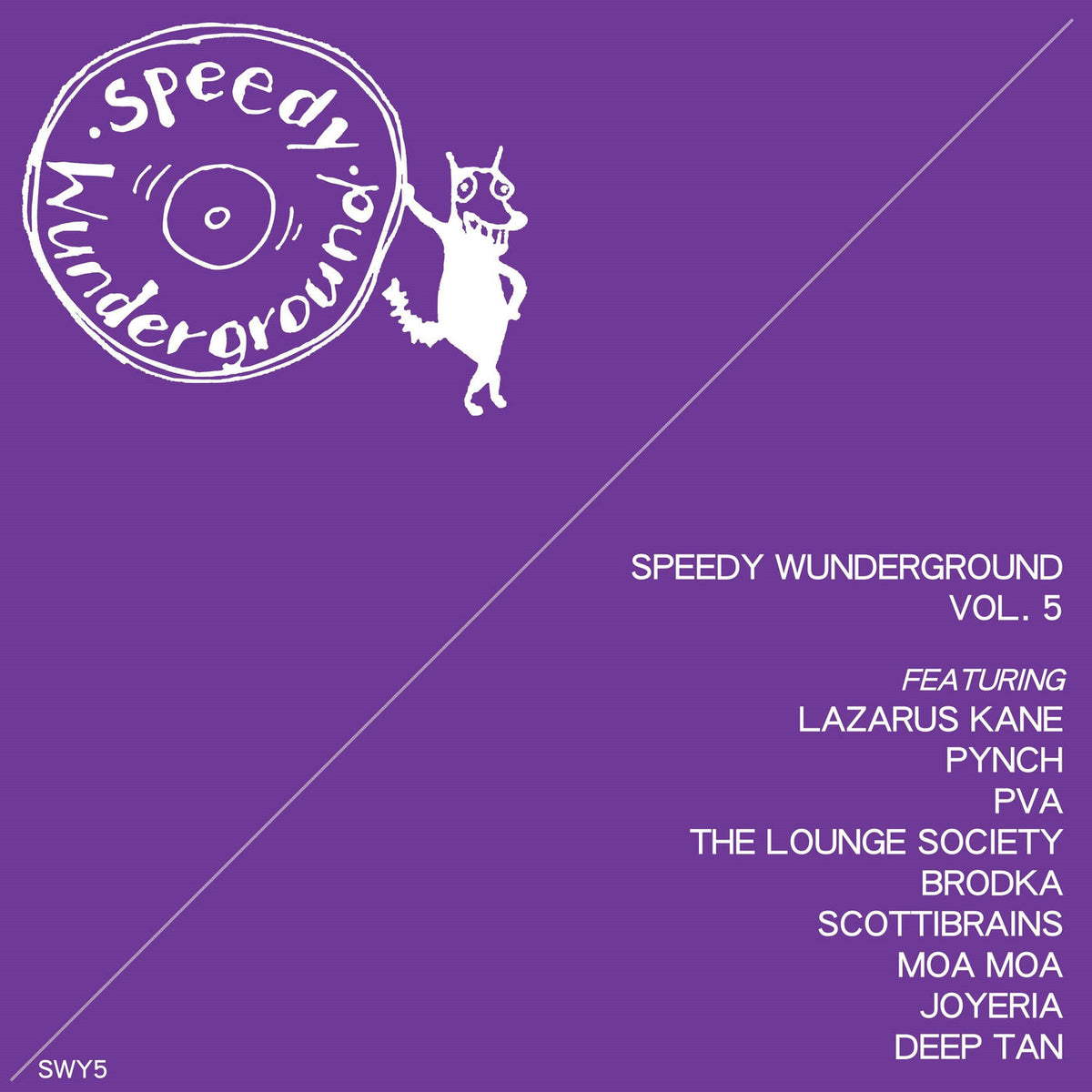Various Artists – Speedy Wunderground, Vol. 5 vinyl cover