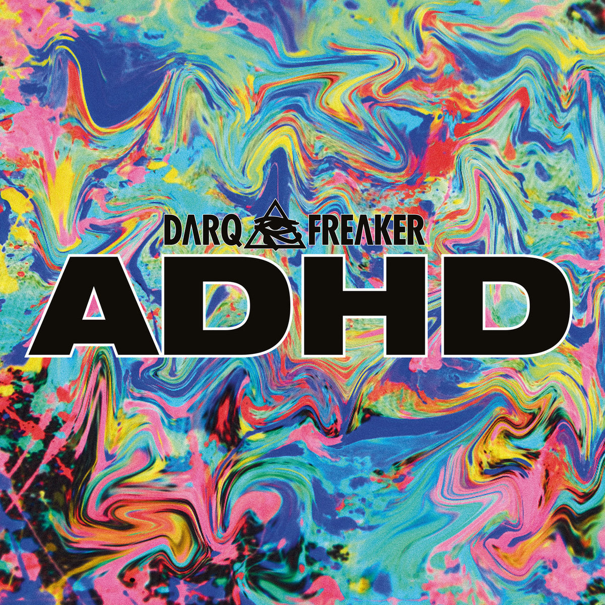 Darq E Freaker – ADHD EP vinyl cover