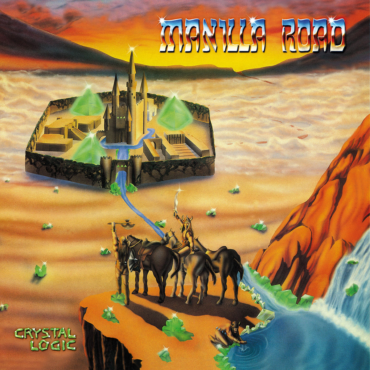 Manilla Road – Crystal Logic (Coloured Vinyl) vinyl record cover