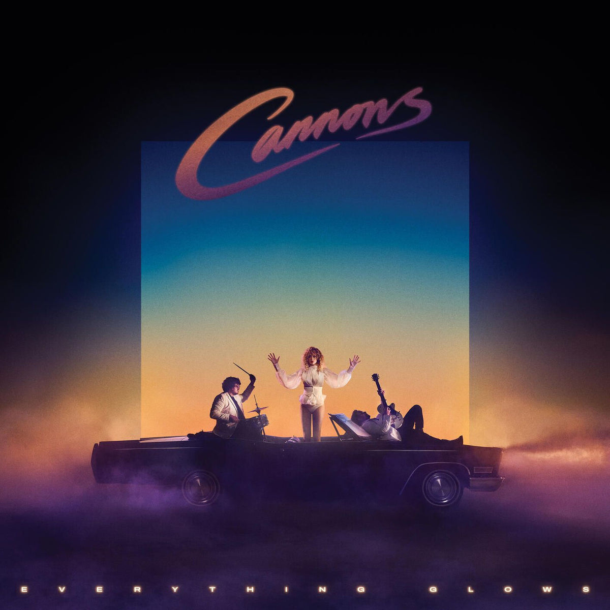 Cannons – Everything Glows(Gold Vinyl) (Indies) vinyl record cover