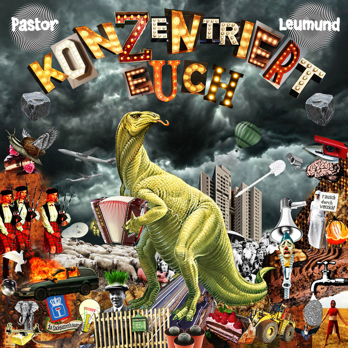 Pastor Leumund – Konzentriert Euch vinyl record cover
