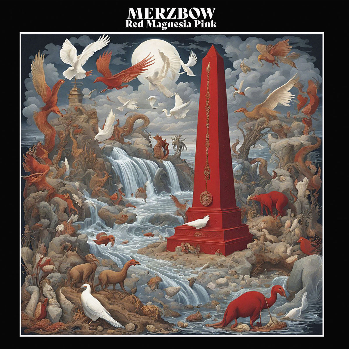 Merzbow – Red Magnesia Pink vinyl record cover