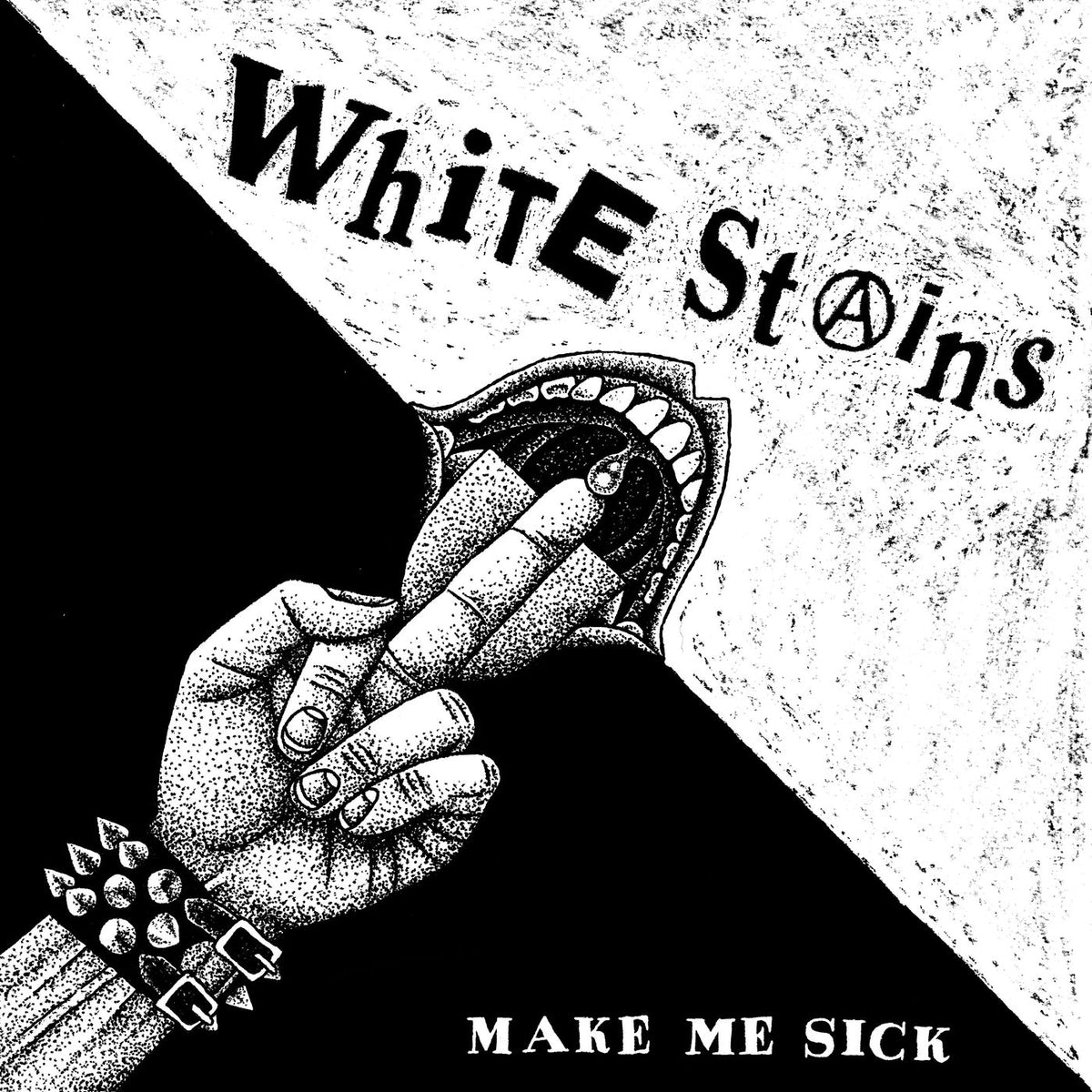White Stains – Make Me Sick vinyl record cover
