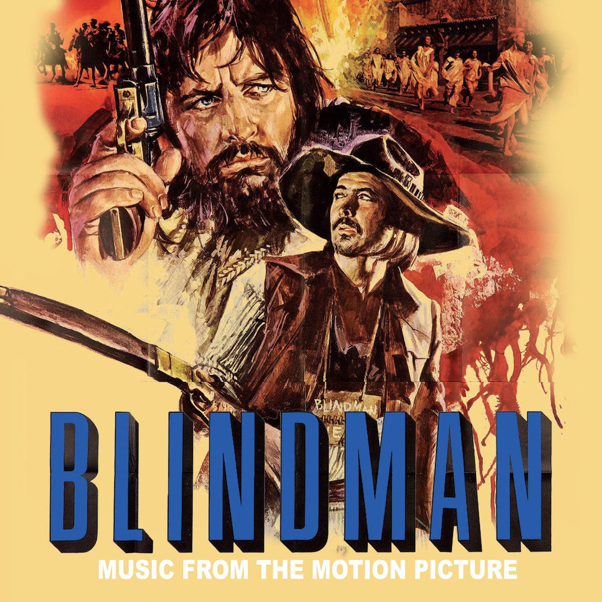 Stelvio Cipriani – Blindman vinyl record cover