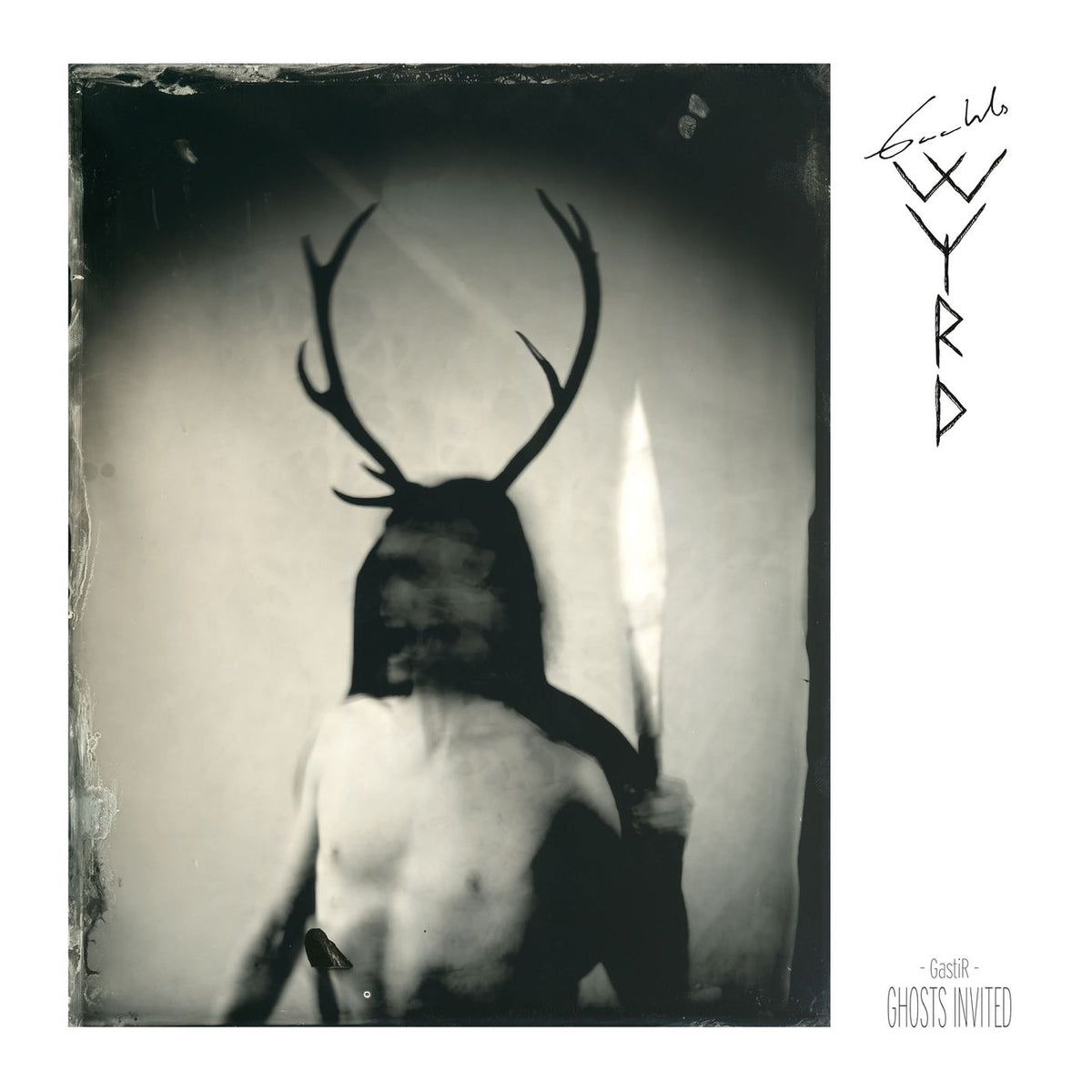 Gaahls Wyrd – Gastir - Ghosts Invited (Silver/Green Marbled Vinyl) vinyl record cover