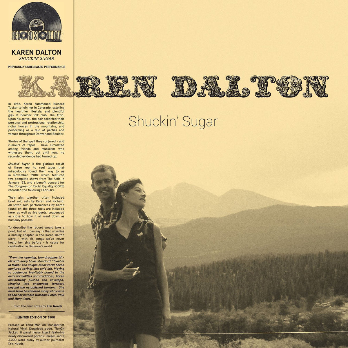 Karen Dalton – Shuckin' Sugar — record image 1