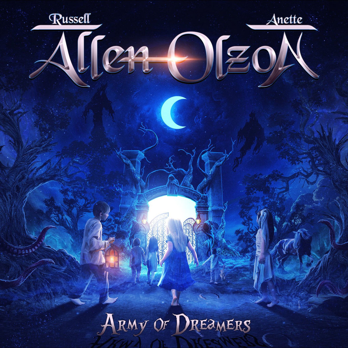 Allen / Olzon – Army Of Dreamers (Hot Pink Vinyl) (Indies) vinyl record cover