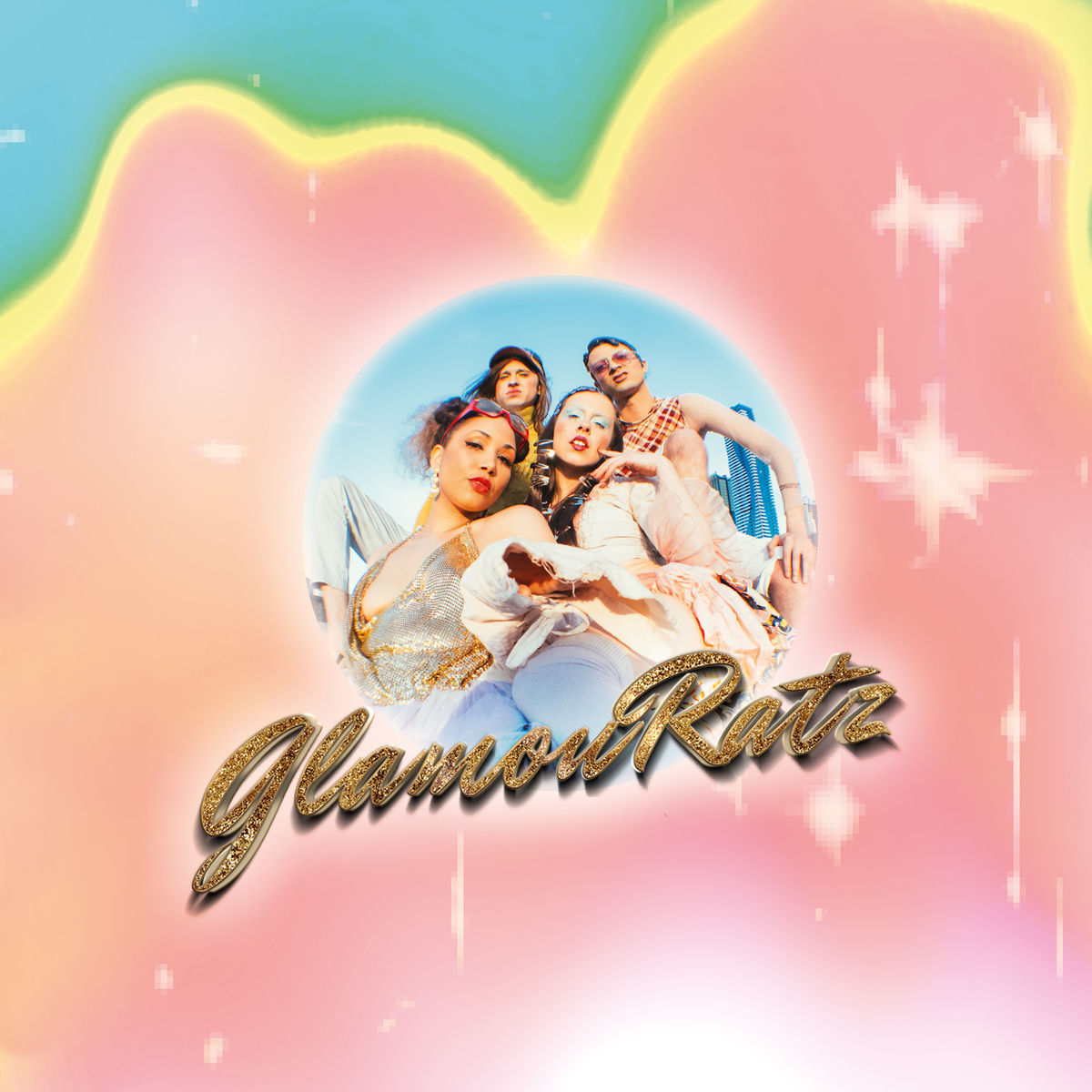 GlamouRatz – Rat House EP vinyl cover