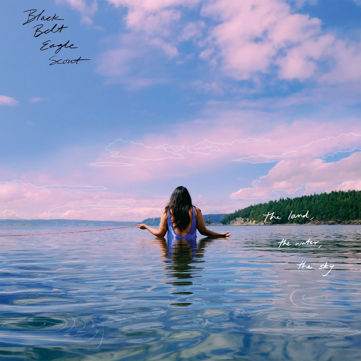 Black Belt Eagle Scout – The Land, The Water, The Sky vinyl record cover