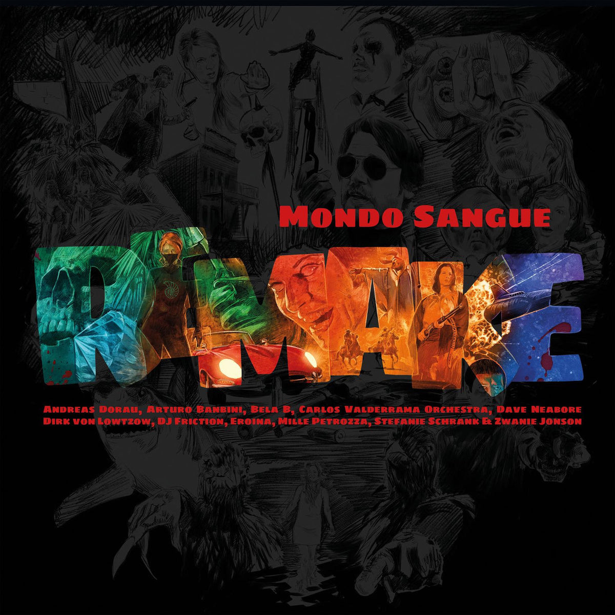 Mondo Sangue – Remake vinyl record cover
