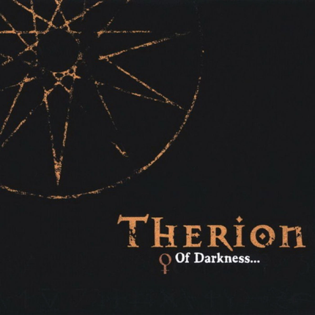 Therion – Of Darkness... vinyl cover