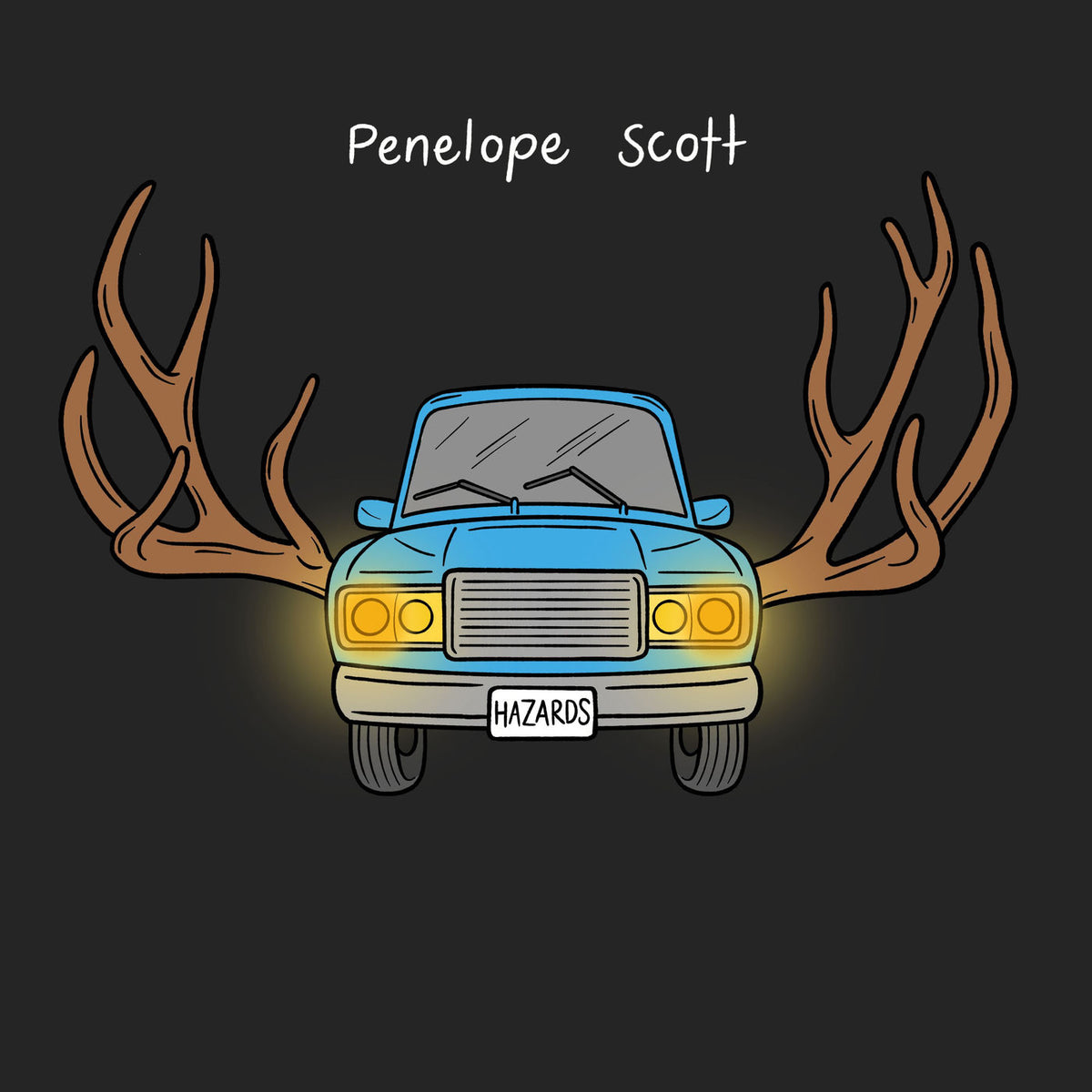Penelope Scott – Hazards vinyl cover