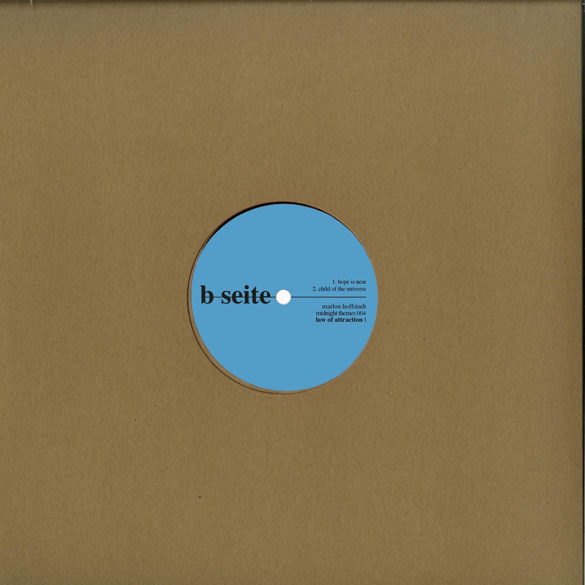 Marlon Hoffstadt – Law of Attraction Part One vinyl cover