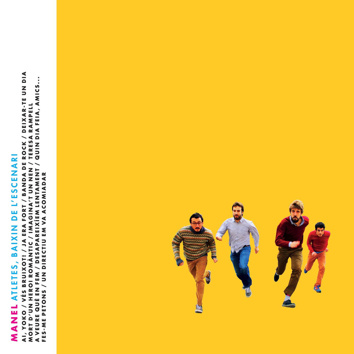 Manel – Atletes Baixin De L'Escenari vinyl record cover