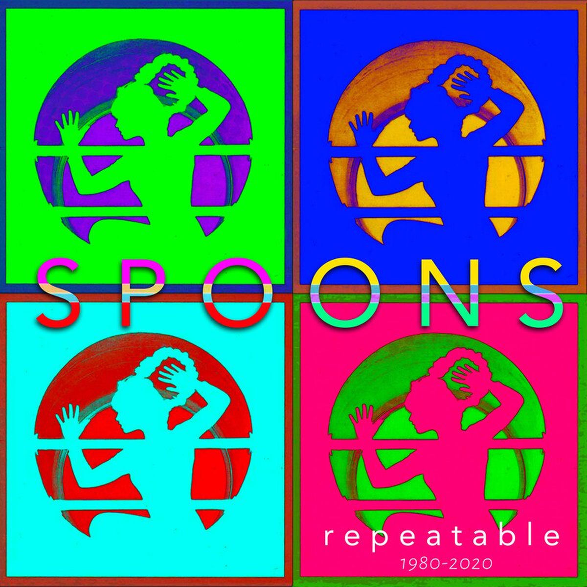 Spoons – Repeatable 1980-2021 vinyl record cover