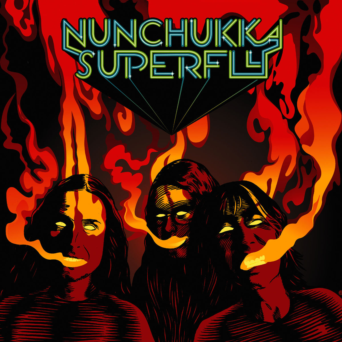 Nunchukka Superfly – Open Your Eyes To Smoke vinyl record cover