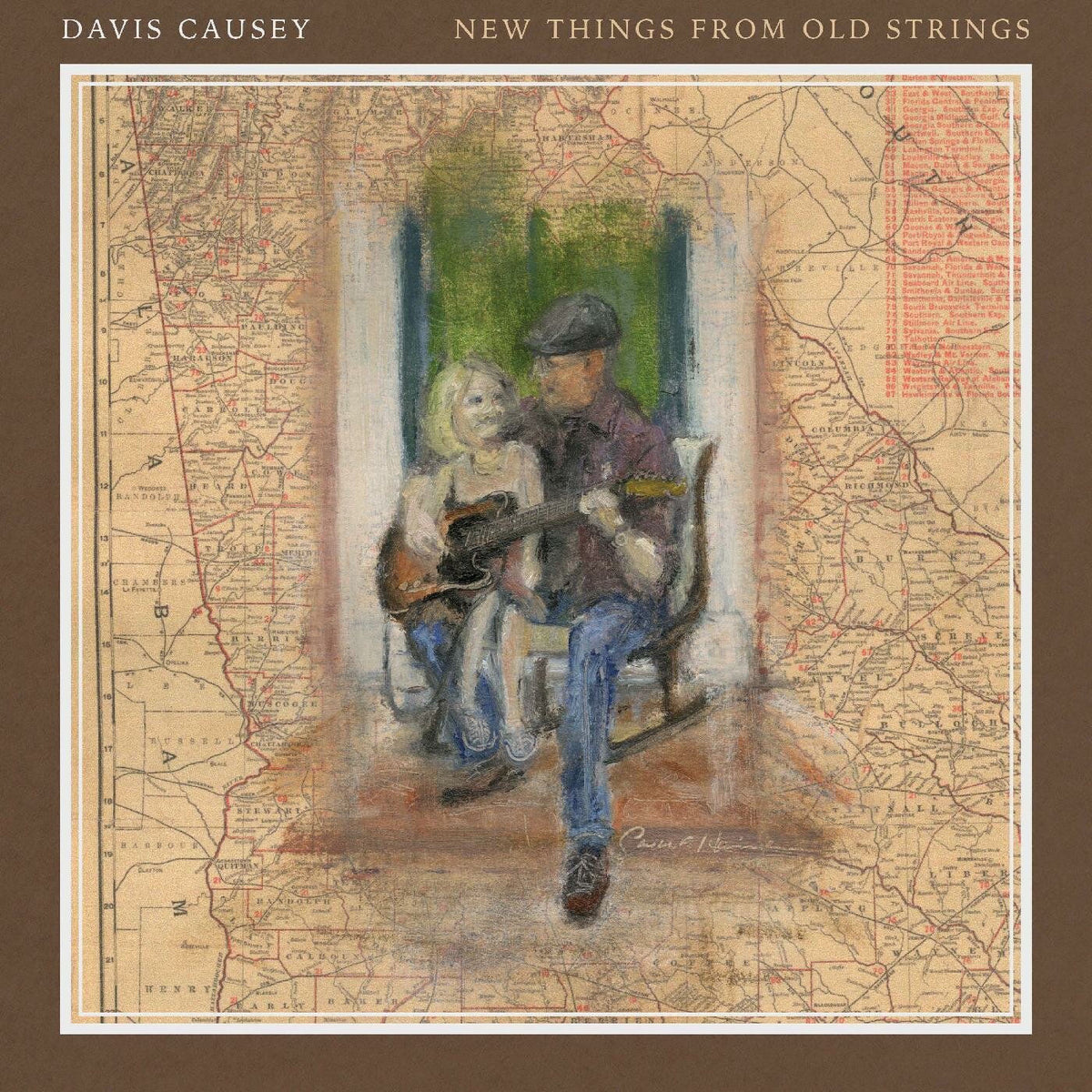 Davis Causey – New Things From Old Strings vinyl cover
