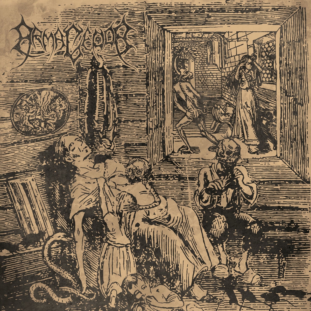 Armagedda – Svindeldjup Ättestup vinyl record cover