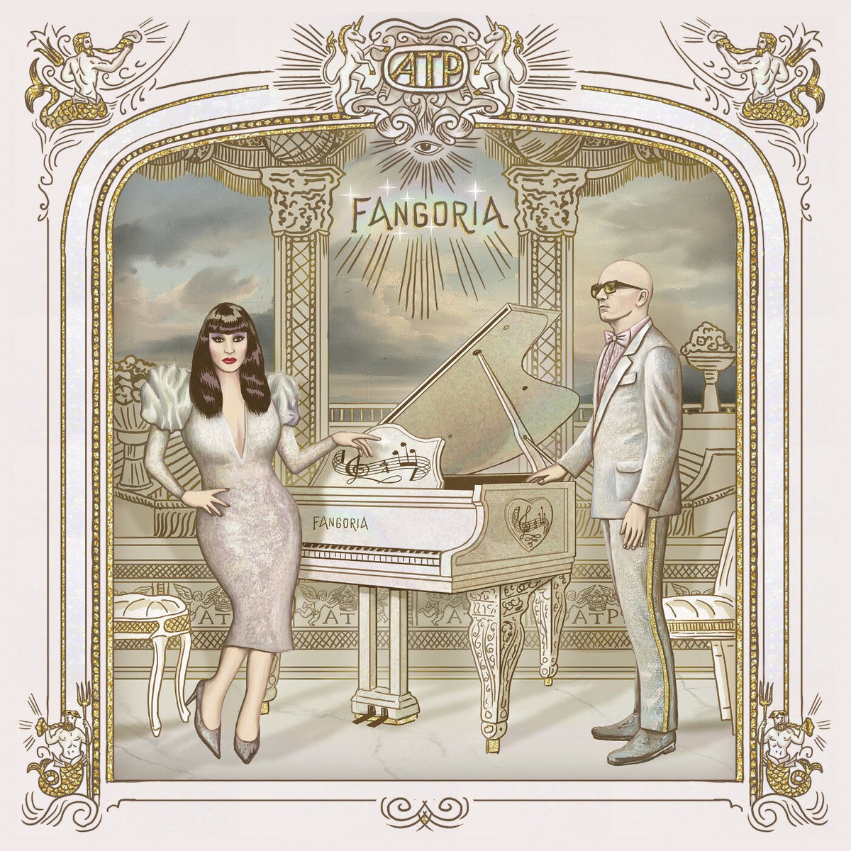 Fangoria – Atp-Atl (A TODO PIANO-A TODO LASER) vinyl record cover