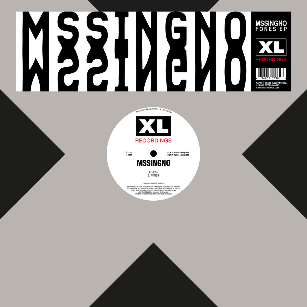 MssingNo – Fones vinyl cover