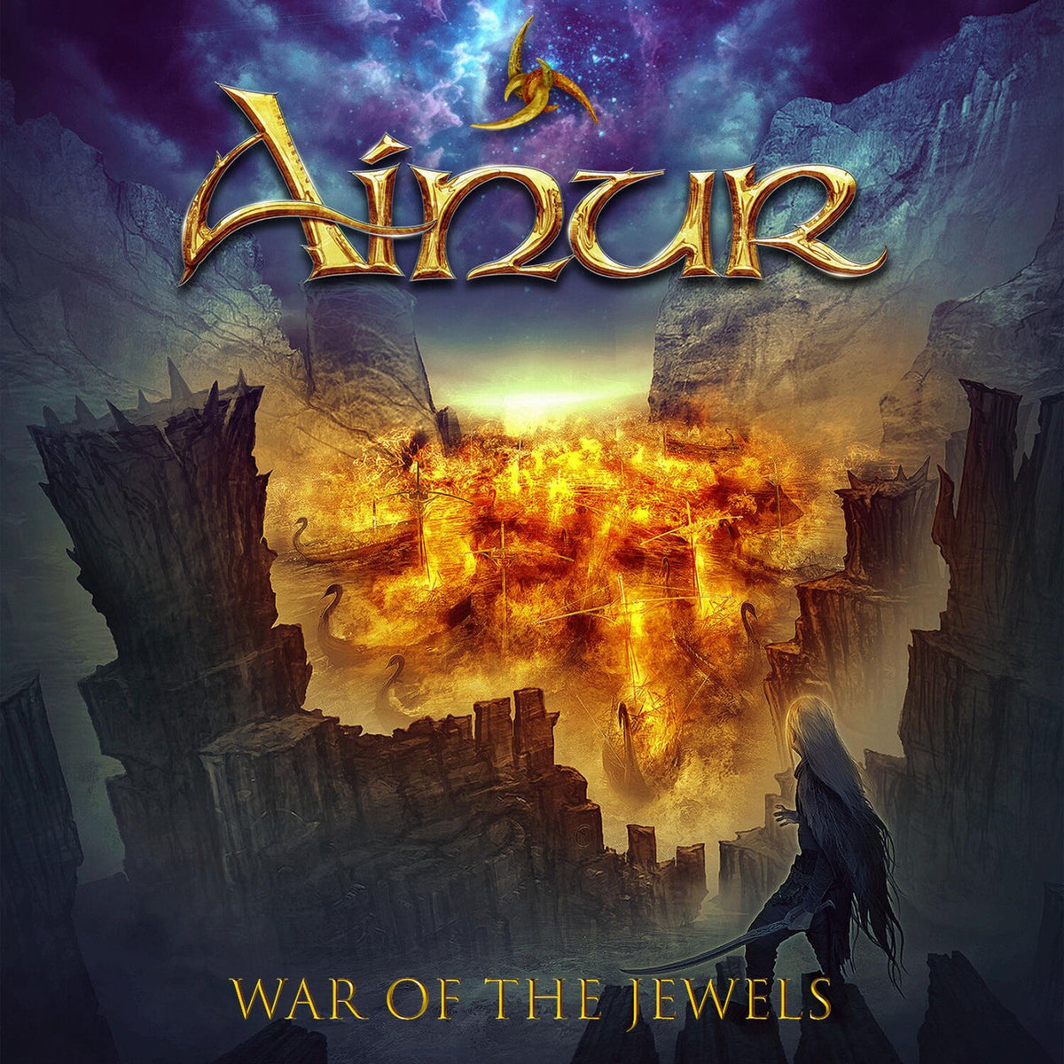 Ainur – War of the Jewels vinyl record cover