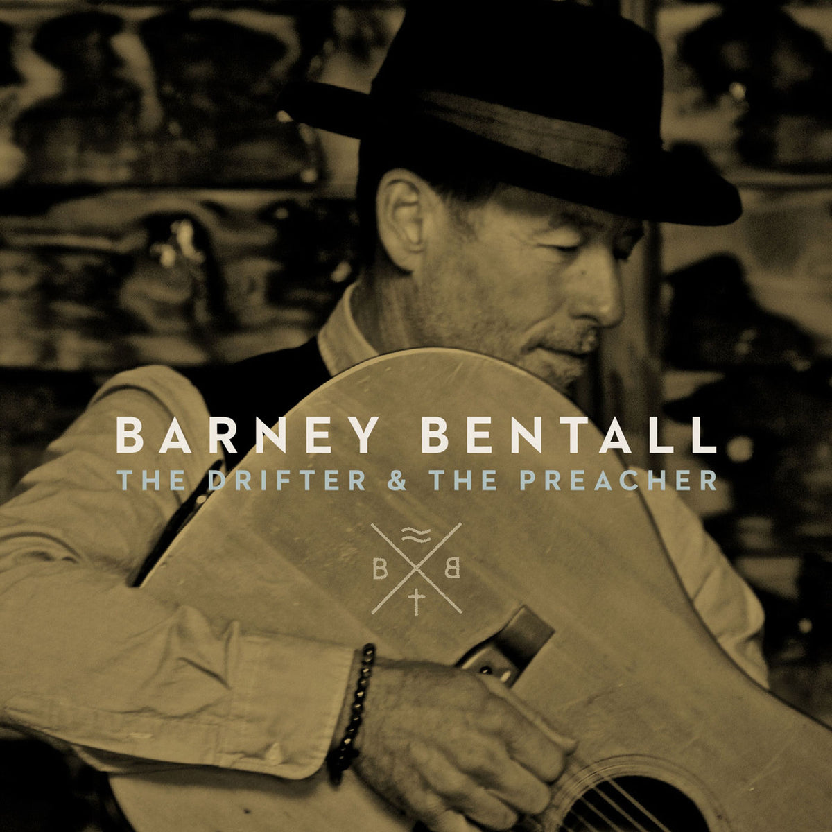 Barney Bentall – The Drifter & the Preacher vinyl record cover