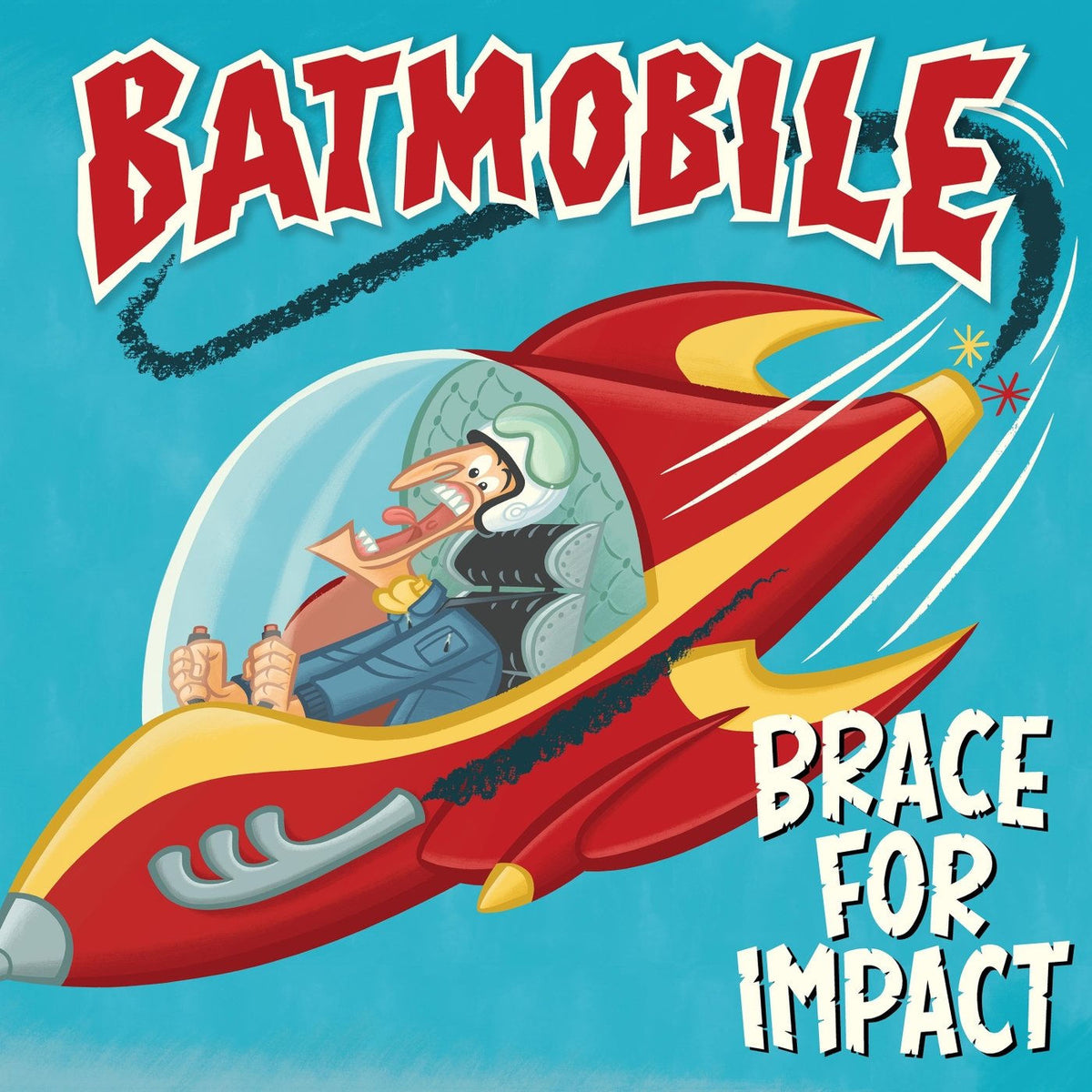 Batmobile – Brace For Impact [LP] (LIMITED CRYSTAL CLEAR 180 GRAM AUDIOPHILE VINYL, NUMBERED TO 750, IMPORT) vinyl record cover