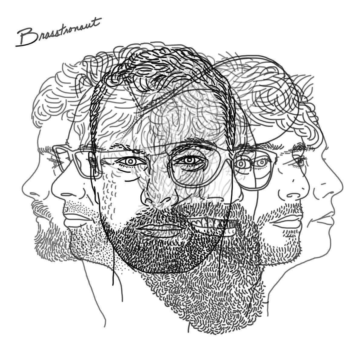 Brasstronaut – Brasstronaut vinyl record cover