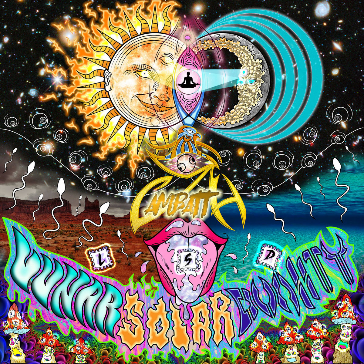 Cambatta – LSD: Lunar Solar Duality vinyl cover