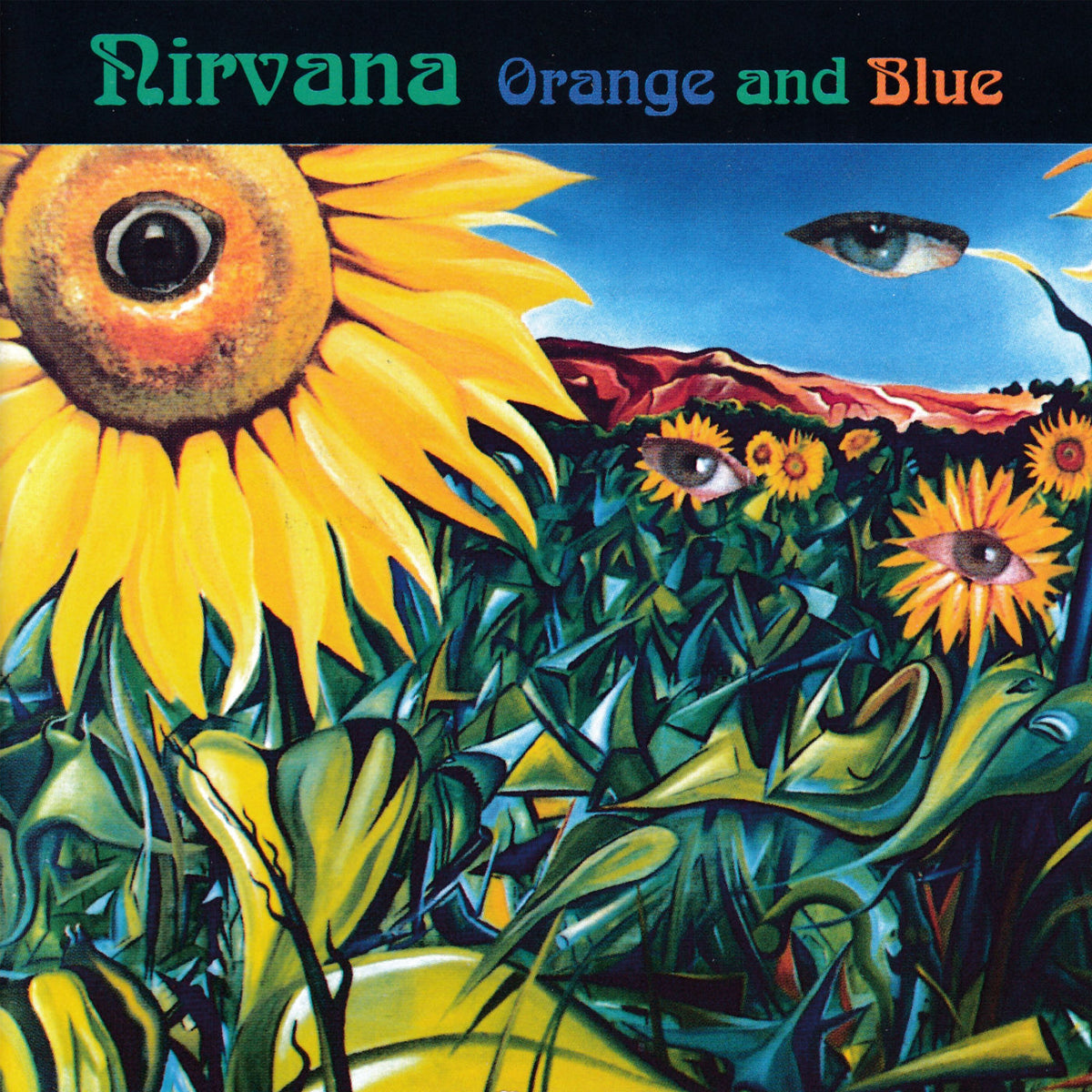 Nirvana – Orange and Blue vinyl record cover