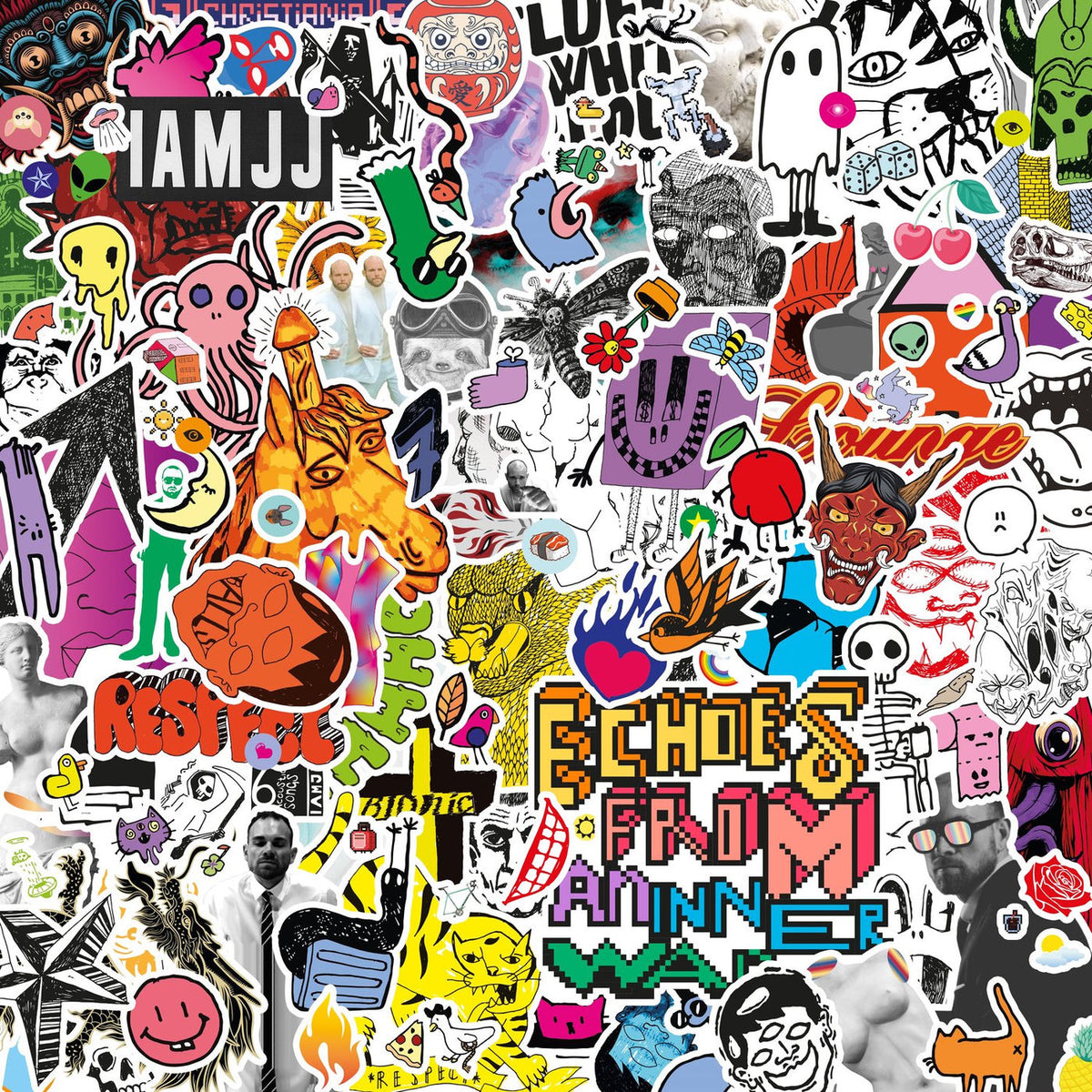 Iamjj – Echoes From An Inner War vinyl record cover