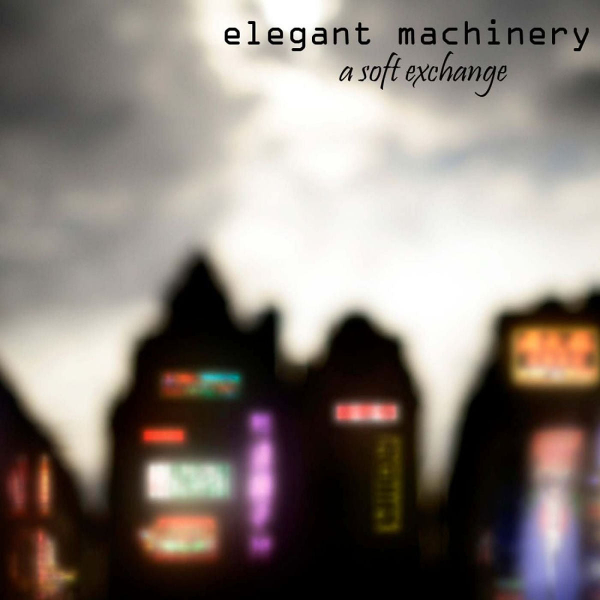 Elegant Machinery – A Soft Exchange [LP] (RED VINYL, IMPORT) vinyl record cover