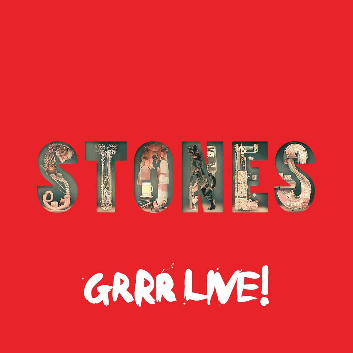 The Rolling Stones – GRRR! Live vinyl record cover