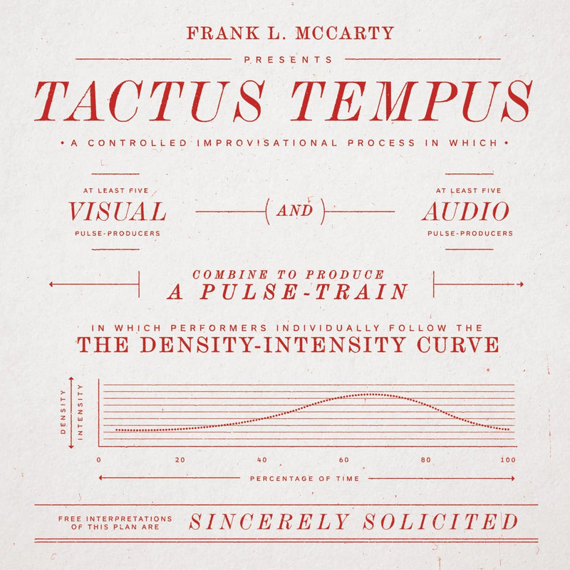 A Pulse Train – Tactus Tempus vinyl record cover