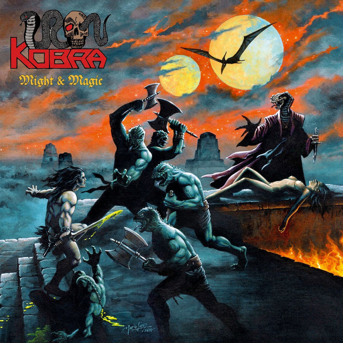 Iron Kobra – Might & Magic vinyl record cover