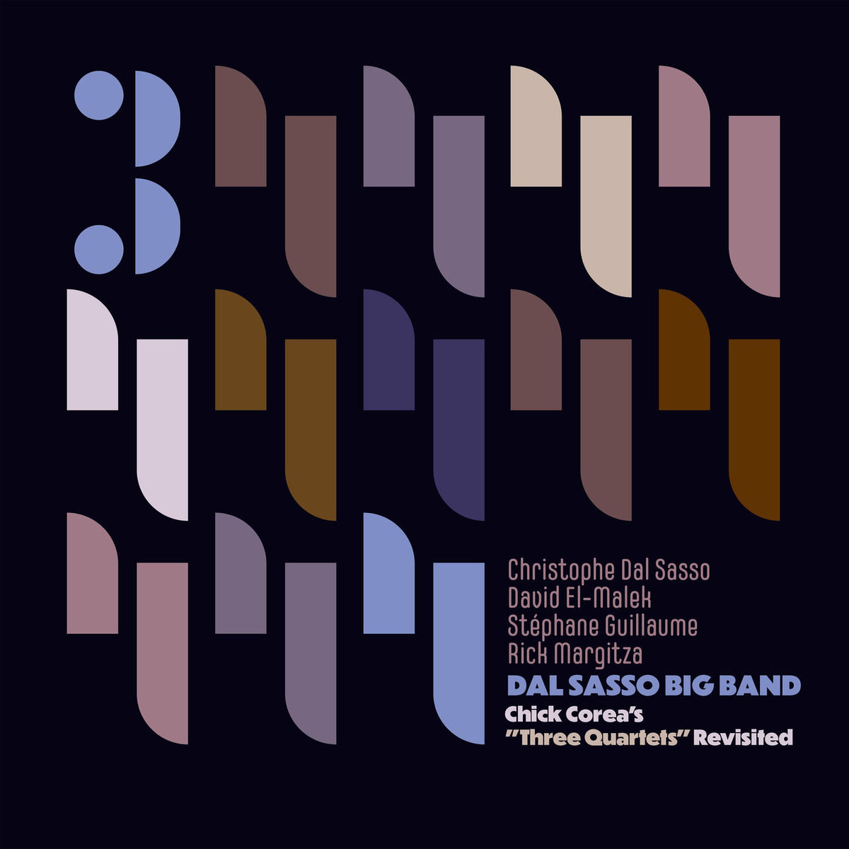 DAL SASSO BIG BAND – Chick Corea's "Three Quartets" Revisited vinyl cover