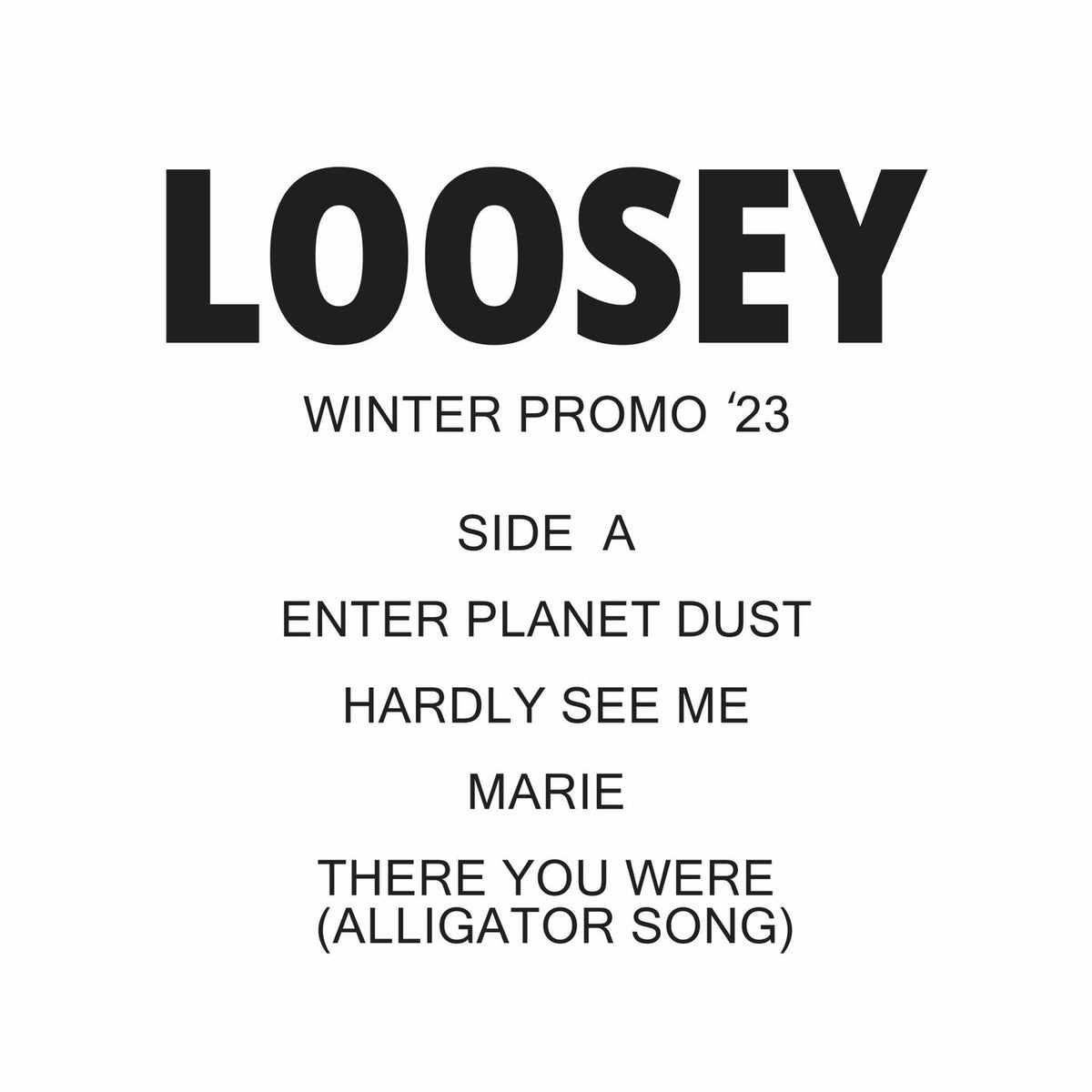Loosey – Winter Promo '23 vinyl cover