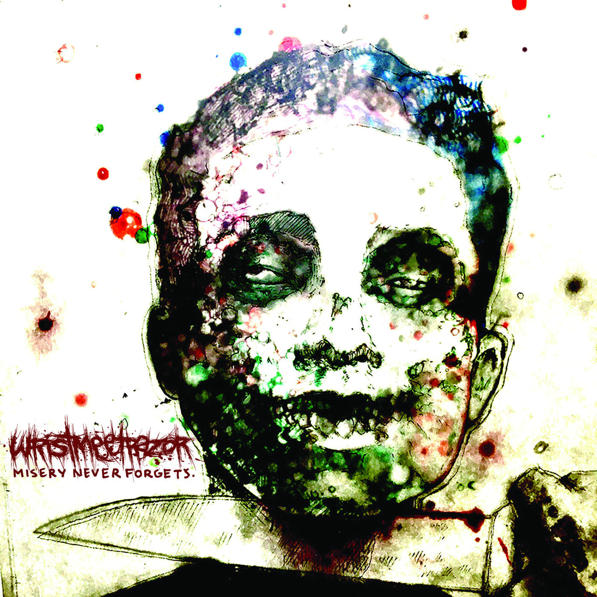 Wristmeetrazor – Misery Never Forgets vinyl record cover
