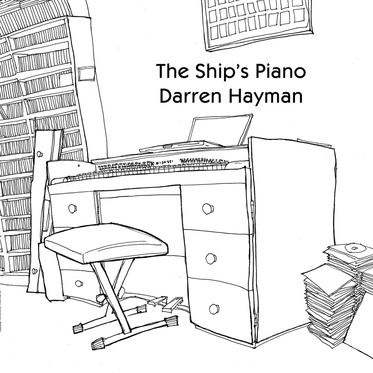 Darren Hayman – The Ship's Piano vinyl cover