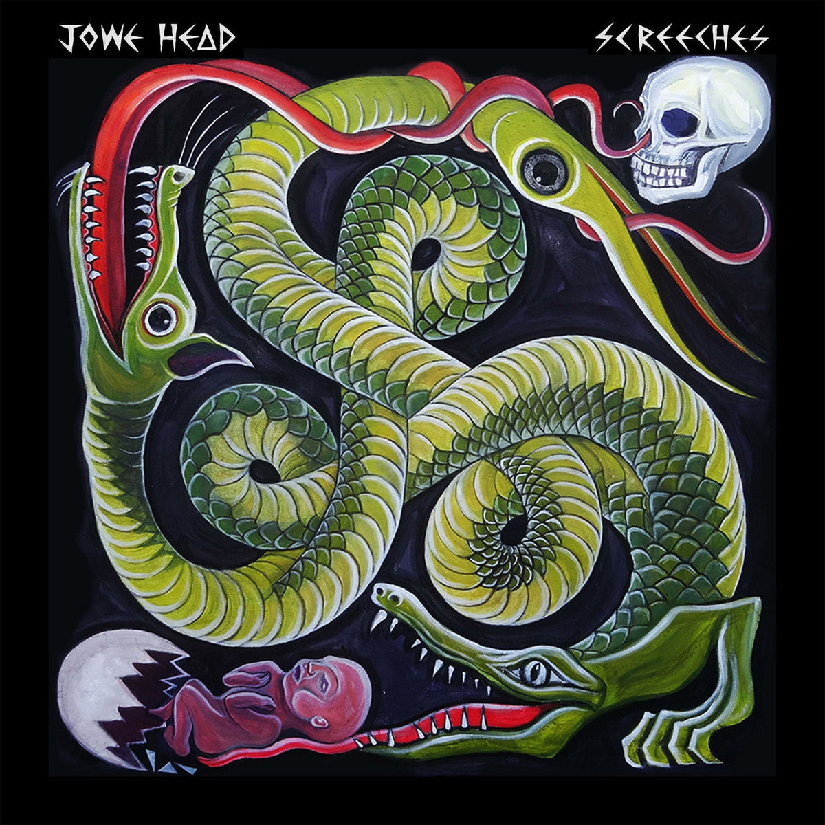 Jowe Head – Screeches vinyl cover
