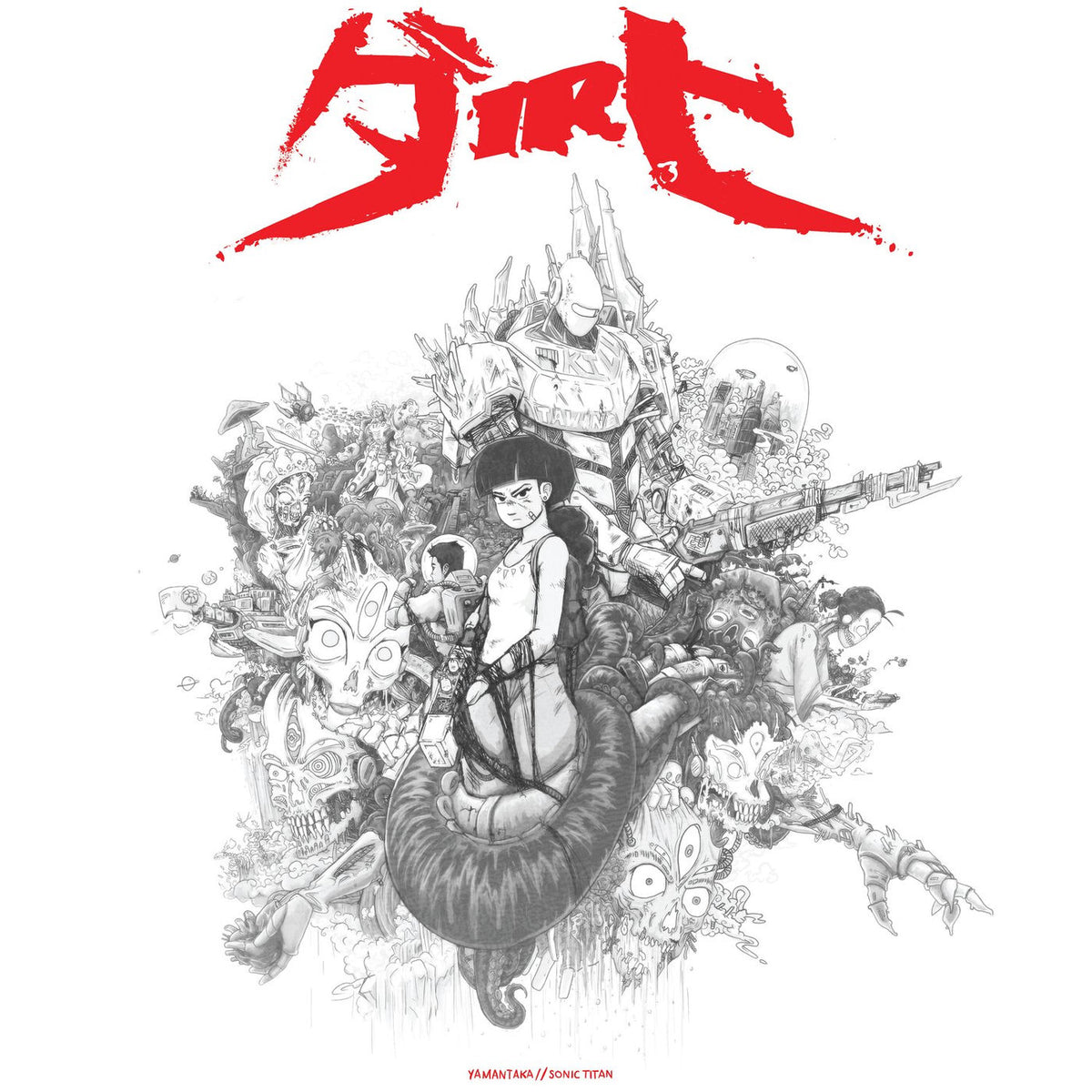 YAMANTAKA//SONIC TITAN – Dirt vinyl cover