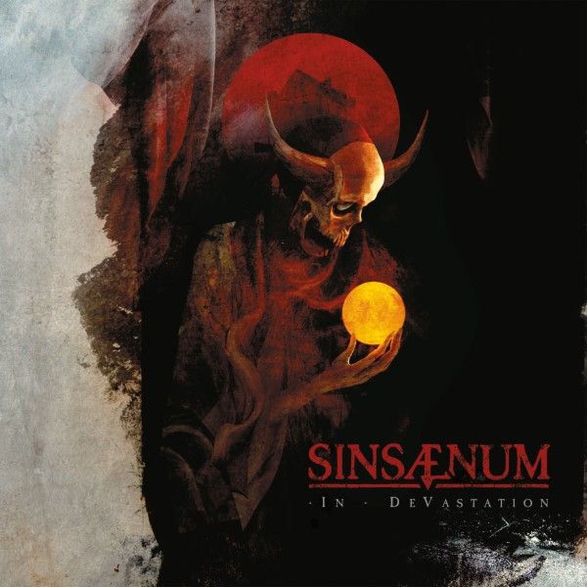 Sinsaenum – In Devastation (Black Vinyl) vinyl record cover