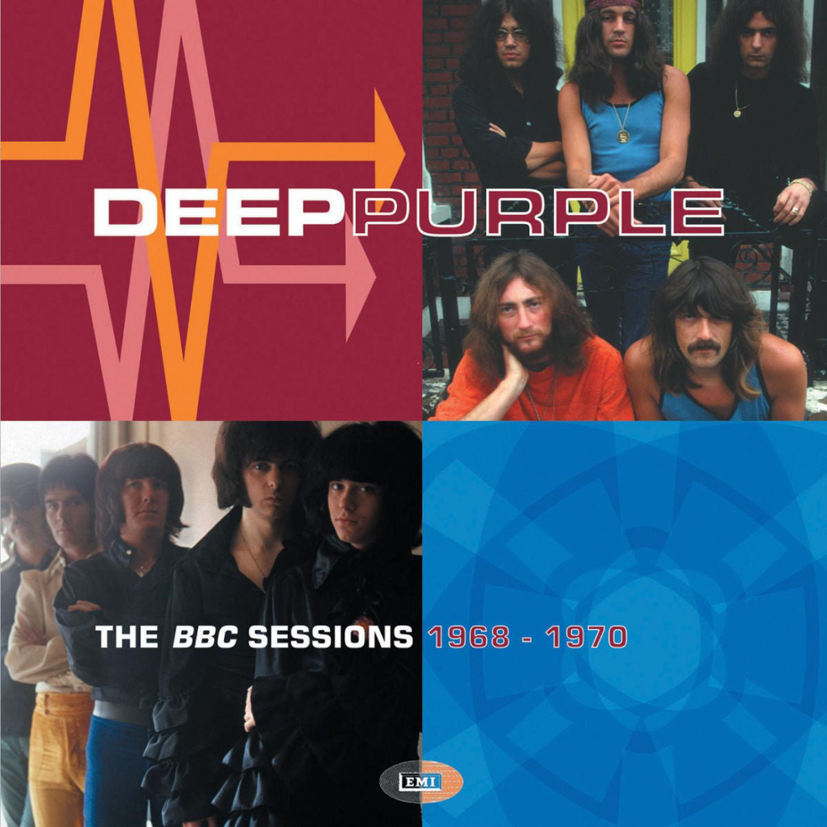 Deep Purple – BBC Sessions 1968 1970 by DEEP PURPLE [2 LP] vinyl record cover