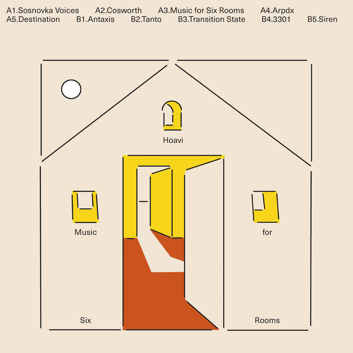 Hoavi – Music For Six Rooms vinyl record cover