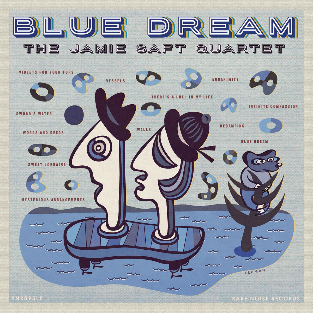 The Jamie Saft Quartet – Blue Dream vinyl record cover