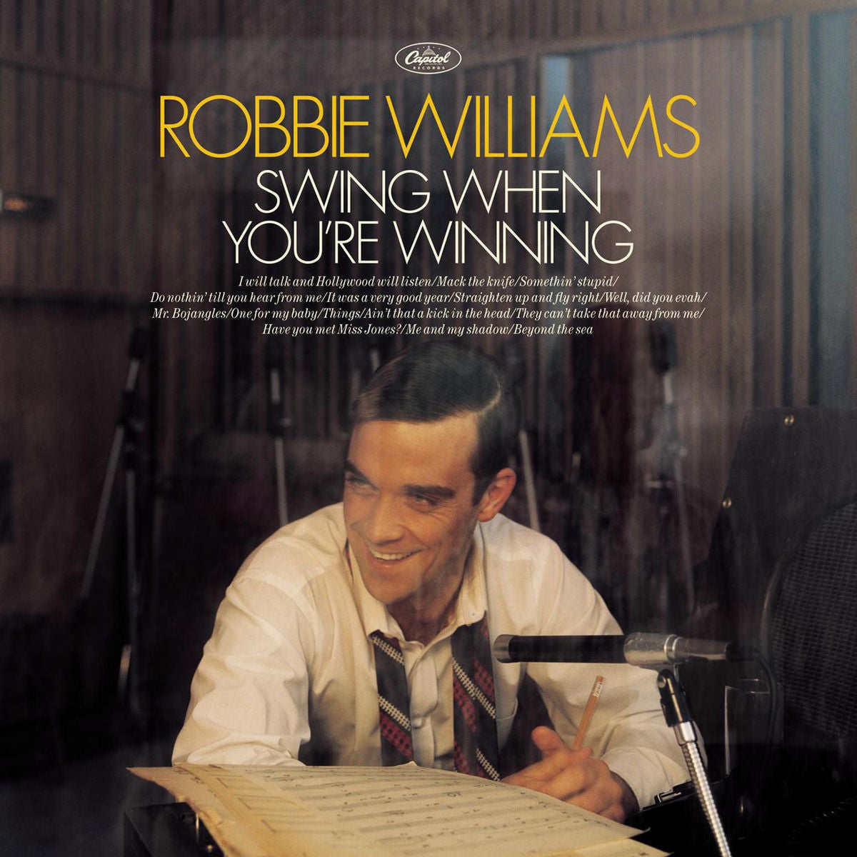 Robbie Williams – Swing When You're Winning vinyl record cover