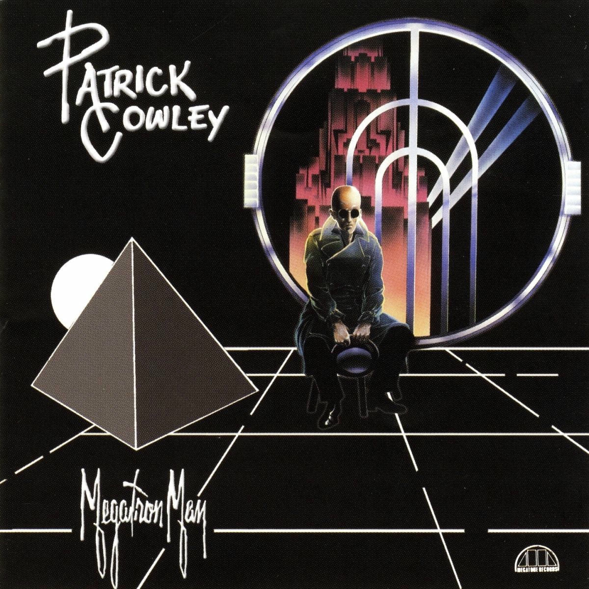 Patrick Cowley – Megatron Man / Menergy (Opaque Teal With Swirls Vinyl 160g) vinyl record cover