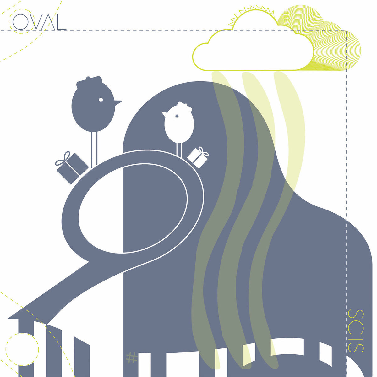 OVAL – SCIS [WHITE LP VINYL] (INDIE ONLY) vinyl record cover
