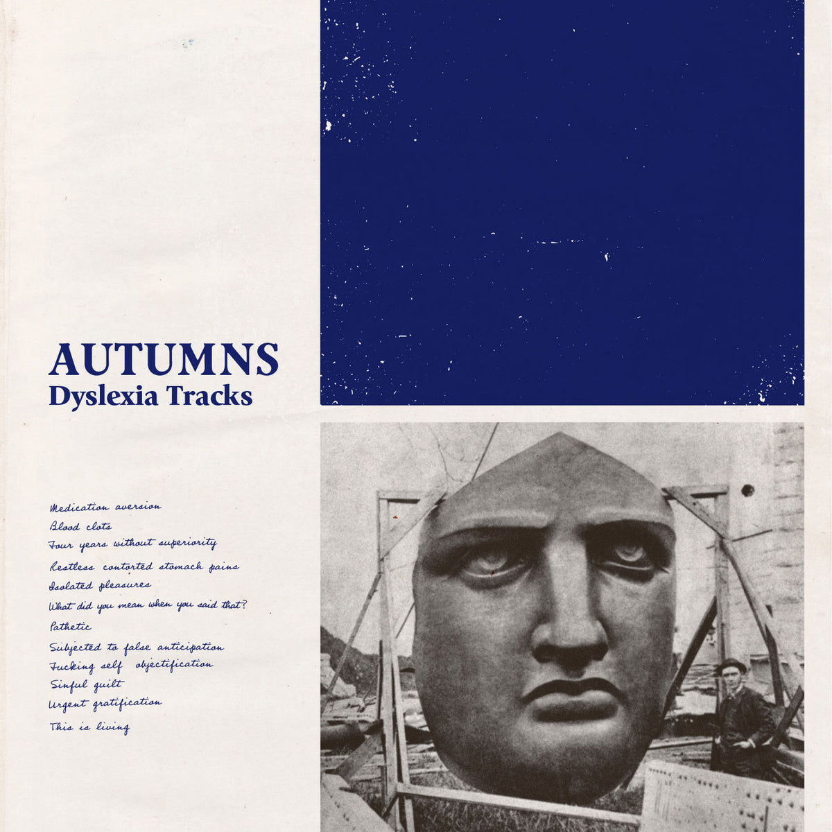 Autumns – Dyslexia Tracks vinyl cover