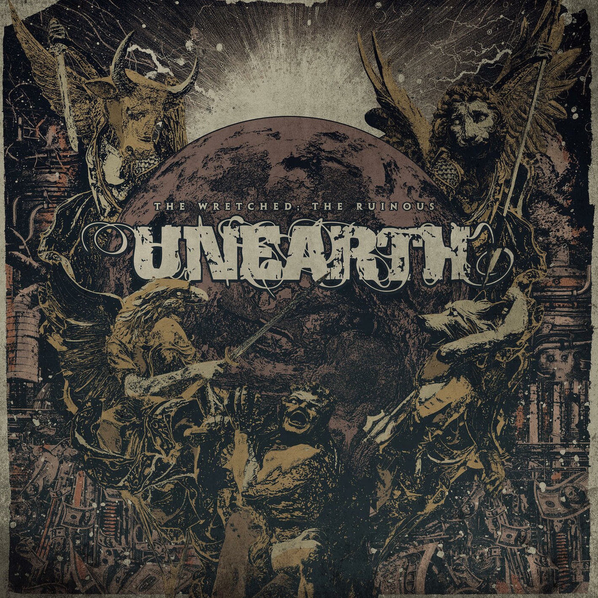 Unearth – The Wretched; the Ruinous vinyl record cover